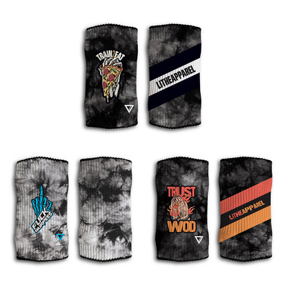 PACK 3 BLACK TIE DYE | WRISTBANDS
