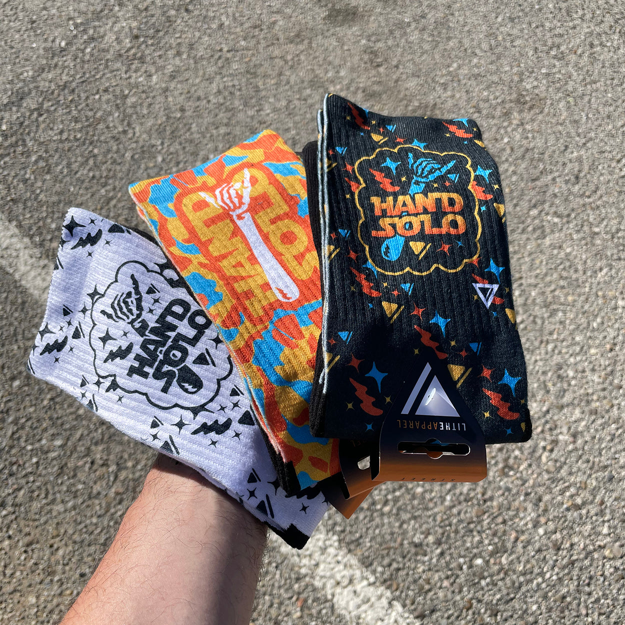 HAND SOLO [3 PACK SOCKS] XABI OSA X LITHEAPPAREL