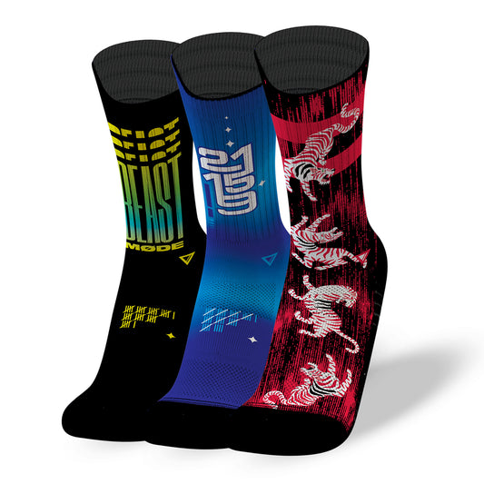 BLACK BLUE RED [3 PACK]