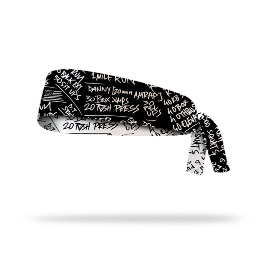 HERO WODS · TIE HEADBAND [REVERSIBLE]