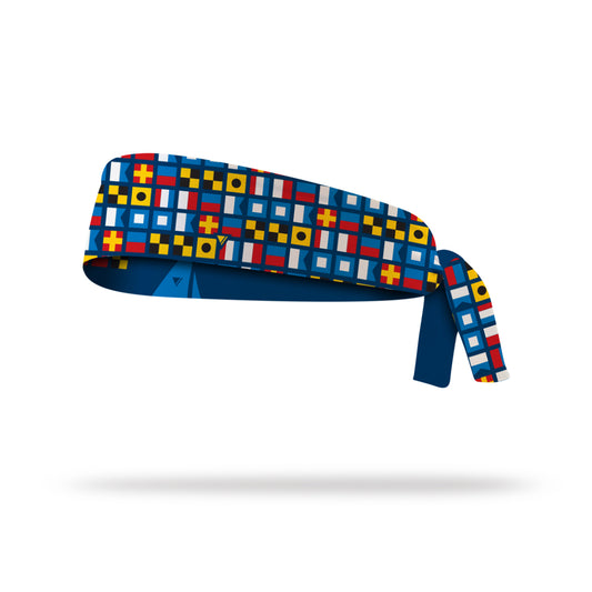 SEA · TIE HEADBAND [REVERSIBLE]