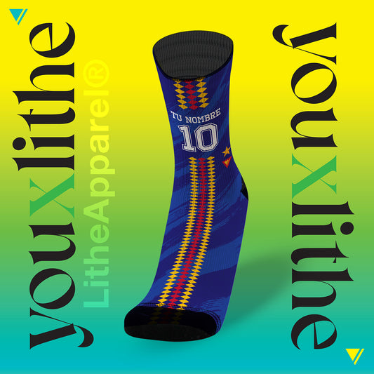 YOU X LITHE | CALCETINES PERSONALIZADOS | ESPAÑA '94 [AZUL]